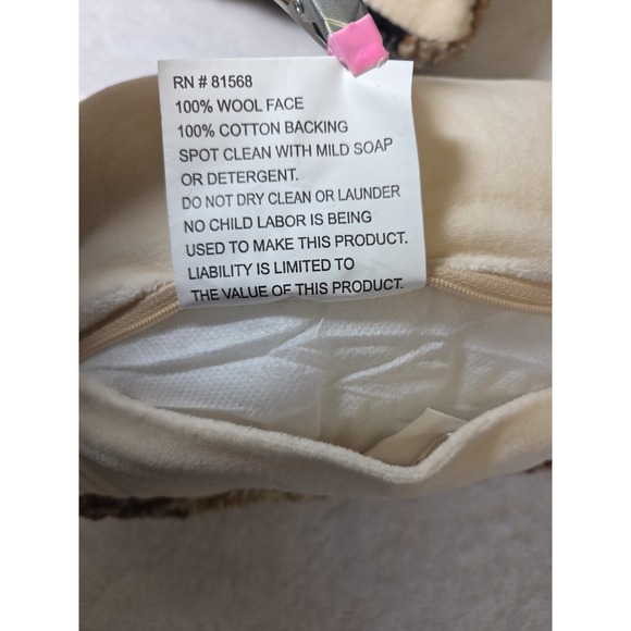 Chandler 4 Corners Begging Yellow Black Lab Wool Throw Pillows Laura Megroz 8x12 - Picture 9 of 13